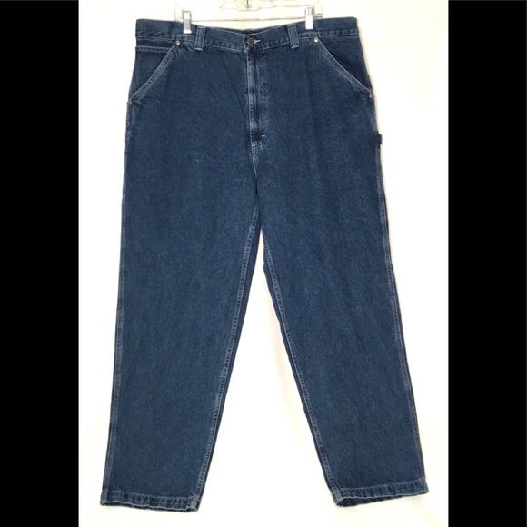Harbor Bay Mens Carpenter Jeans - Picture 1 of 9
